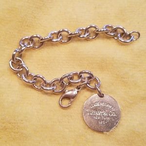 Tiffany 925 silver bracelet with bag